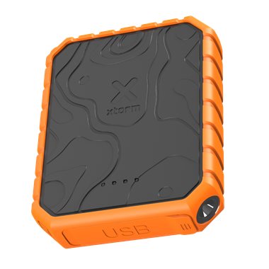 XTORM Powerbank 10'000mAh Out: 2xUSB-A, 1xUSB-C Xtreme Series Black/Orange