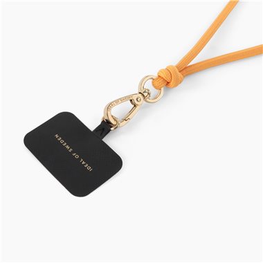 IDEAL OF SWEDEN Universalband mit Einlegekarte für alle Cases mit Ladeanschluss mittig Cord Phone Strap Apricot