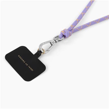 IDEAL OF SWEDEN Universalband mit Einlegekarte für alle Cases mit Ladeanschluss mittig Cord Phone Strap Multi Purple