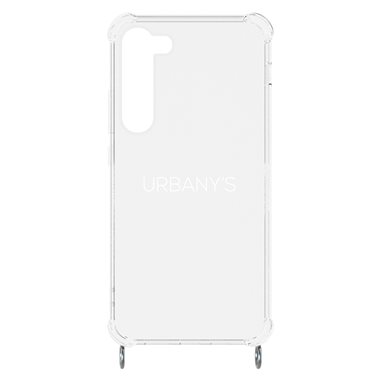 URBANYS NECKLACE Samsung Galaxy S23+ Necklace-Cover ohne Band! transparent mit silber Ringen