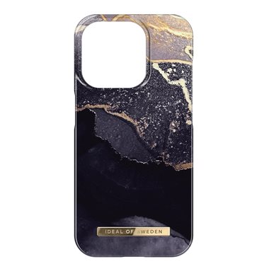 IDEAL OF SWEDEN Apple iPhone 15 Pro Designer Hard-Cover Golden Twilight Marble