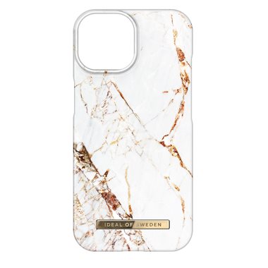 IDEAL OF SWEDEN Apple iPhone 15 Designer Hard-Cover Carrara Gold