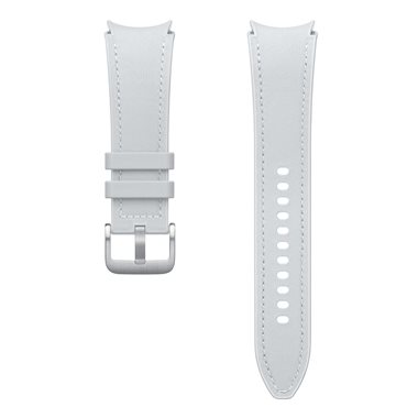 SAMSUNG Universal Band 20mm L Hybrid-Lederarmband Hybrid Eco-Leather Band Silver