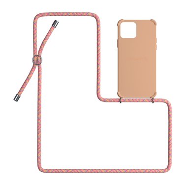 URBANYS NECKLACE Apple iPhone 15 Plus Necklace-Cover mit Kordel Summer of Love matt