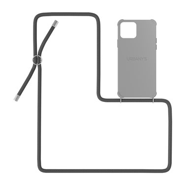 URBANYS NECKLACE Apple iPhone 15 Plus Necklace-Cover mit Kordel Stormy Sky matt