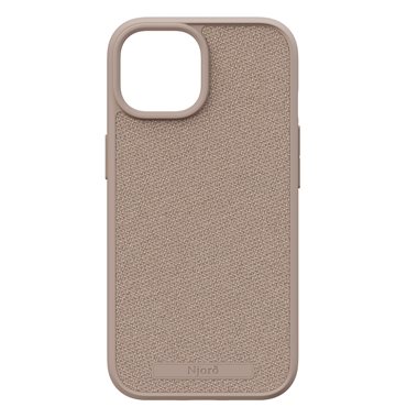 NJORD Apple iPhone 15 Hard-Cover Fabric MagSafe Case Pink Sand