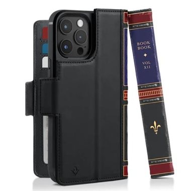TWELVE SOUTH iPhone 15 Pro Max Book-Cover Vintage Book black