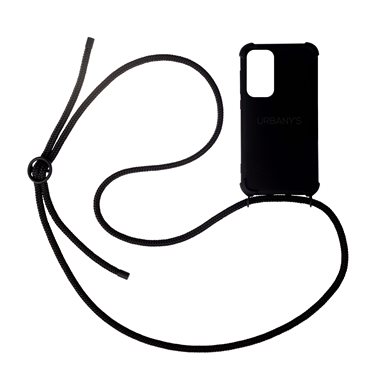 URBANYS NECKLACE Samsung Galaxy S24+ Necklace-Cover mit Kordel All Black matt