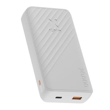 XTORM Powerbank 20'000mAh 15W, 1x USB-C, 1x USB-A Go2 Series Ash White