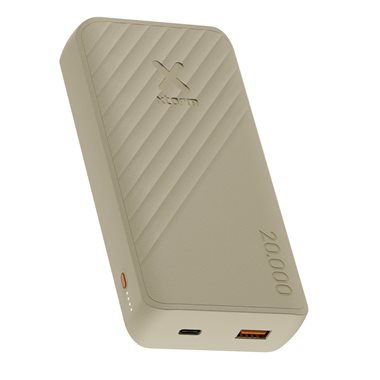 Powerbank 20'000mAh 15W, 1x USB-C, 1x USB-A Go2 Series Clay
