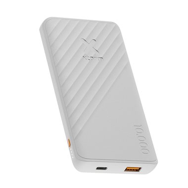 Powerbank 10'000mAh 15W, 1x USB-C, 1x USB-A Go2 Series Ash White
