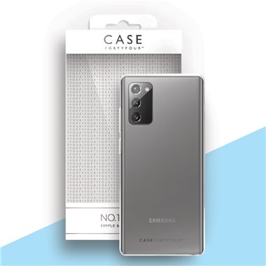 CASE 44 Samsung Note 20 Silicone-Cover No.1 clear