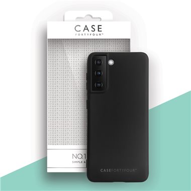 CASE 44 Samsung Galaxy S21 Silicone-Cover No.1 black
