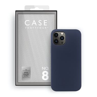 CASE 44 Apple iPhone 13 Pro Soft-Cover Liquid Silicone Case midnight blue