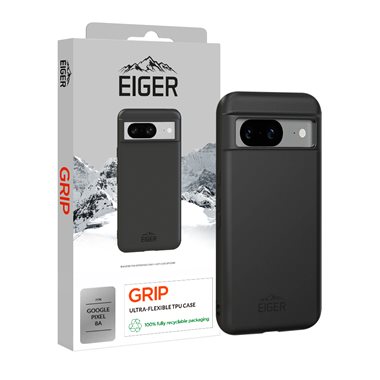 Google Pixel 8a flexibles TPU-Case Eiger Grip Case black