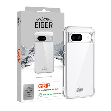 Google Pixel 8a flexibles TPU-Case Eiger Grip Case clear