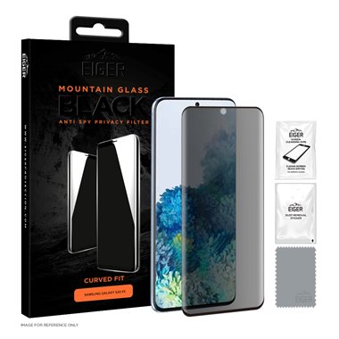 EIGER Samsung Galaxy S20 FE Display-Glas Privacy 3D Eiger Mountain Glass Black