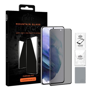 EIGER Samsung Galaxy S21+ Display-Glas 3D Glass Privacy black
