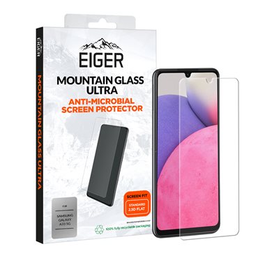 EIGER Samsung Galaxy A33 5G Display-Glas 2.5D Eiger Glass Mountain Ultra