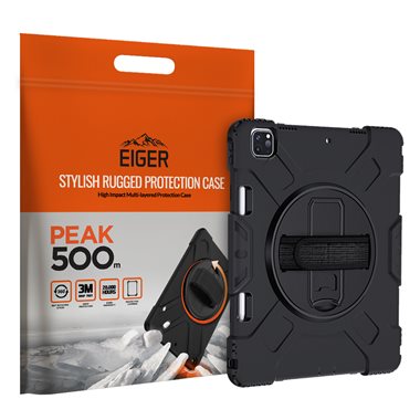 EIGER Apple iPad Pro 12.9 (18/20/21/22) Outdoor-Cover Eiger Peak 500m Rugged black