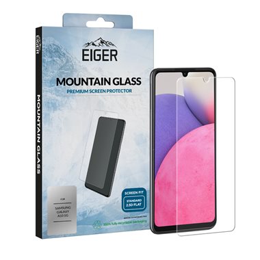 EIGER Samsung Galaxy A33 5G Display-Glas (1er-Pack) Mountain Glass 2.5D clear