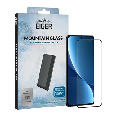 EIGER Xiaomi 12/12X 3D Glas Case friendly Mountain Glass 3D