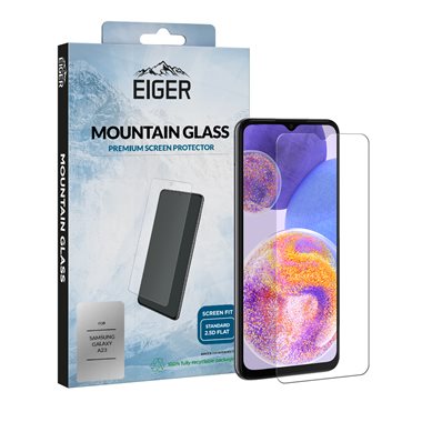 EIGER Samsung Galaxy A23 4G / 5G Display-Glas (1er-Pack) Mountain Glass 2.5D clear